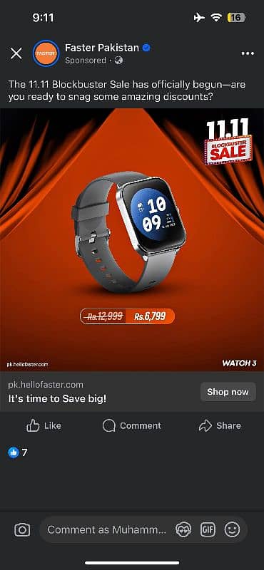 Faster Smartwatch Brand New 5