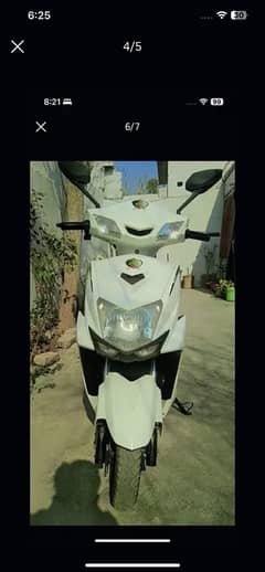 PAKZON ELECTRIC SCOOTY PES 70-D (SLIGHTLY USED)