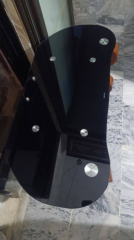 TV Trolley with tempered glass For Sale 2