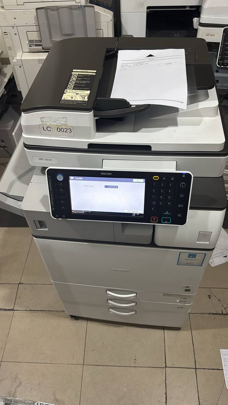 Heavy duty Photocopy Machine Ricoh MP 4054 latest Model. MFP PRINTER 2