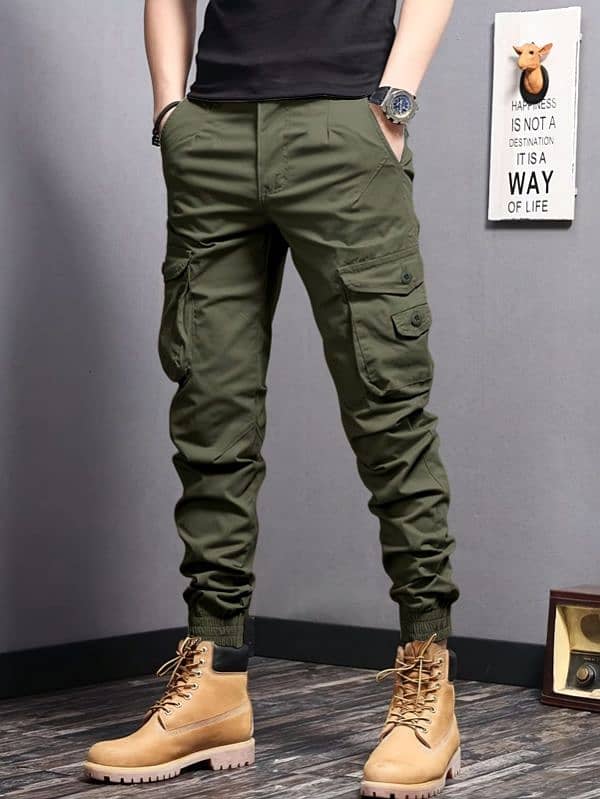 Six Pocket Cargo Trousers 7