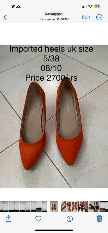 women preloved heels 1