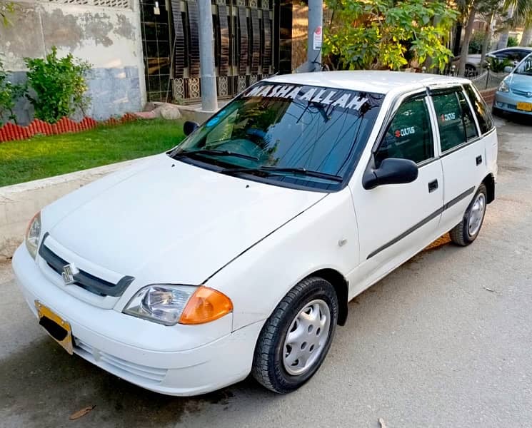 Suzuki Cultus 2014 euro white 2 se 3 piece touchup inner full original 4