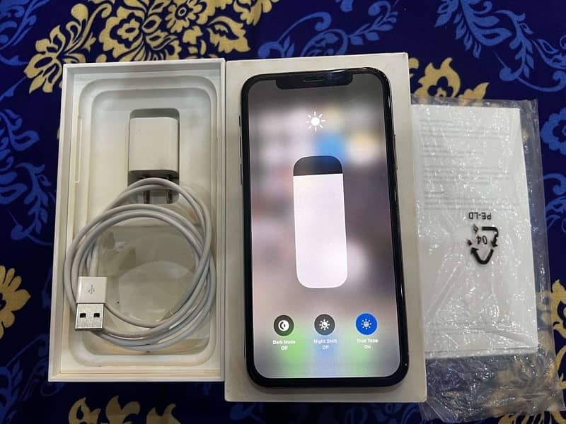 iphone X PTA approved with Box & Charger LLA Model 5