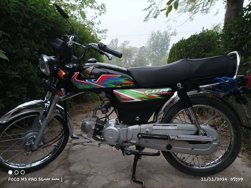 Honda CD 70 Black Color For Sale 0