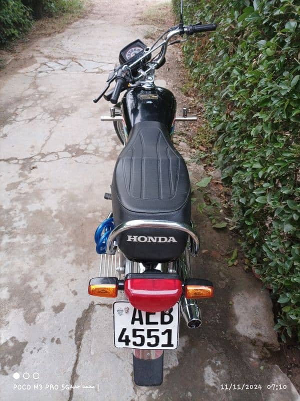 Honda CD 70 Black Color For Sale 2