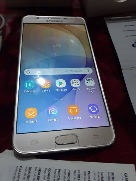 Samsung J7 prime Full box,Ram 3gb,memry 16gb(03165859104 9