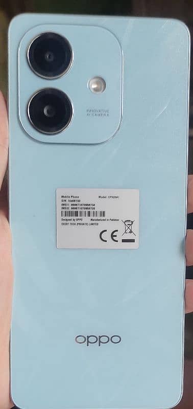 OPPO A3x     (4+4/64)   5100 mah battery box open for sale 0