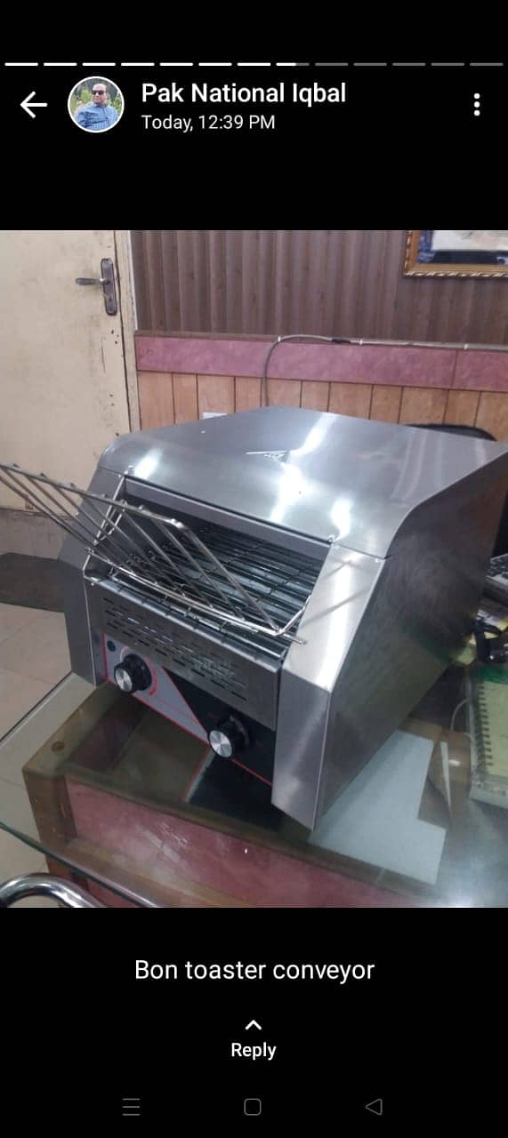 conveyor bun toaster made in amrican pizza oven dough mixer fryer gril 0