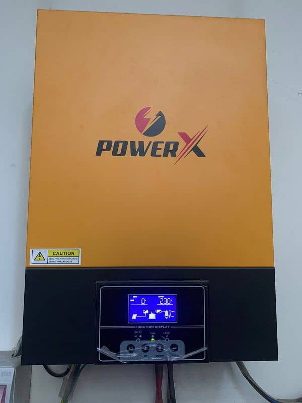 PowerX 3.5KW inverter with 5KW PV supported. 0