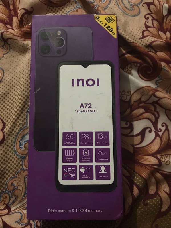 Inoi A170 Official PTA came from abroad 4/128gb Exchange possible 8