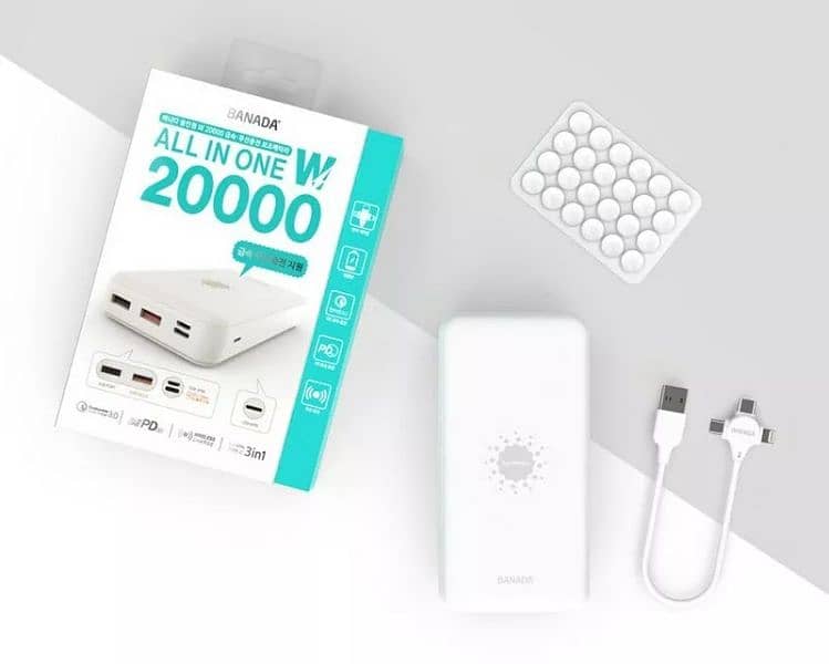 WIRE + WIRELESS BRANDED POWER BANK 1