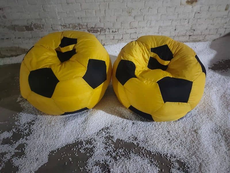 premium and luxurious parachute and leather bean bags 2