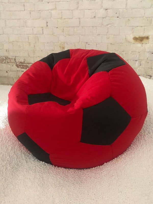 premium and luxurious parachute and leather bean bags 3