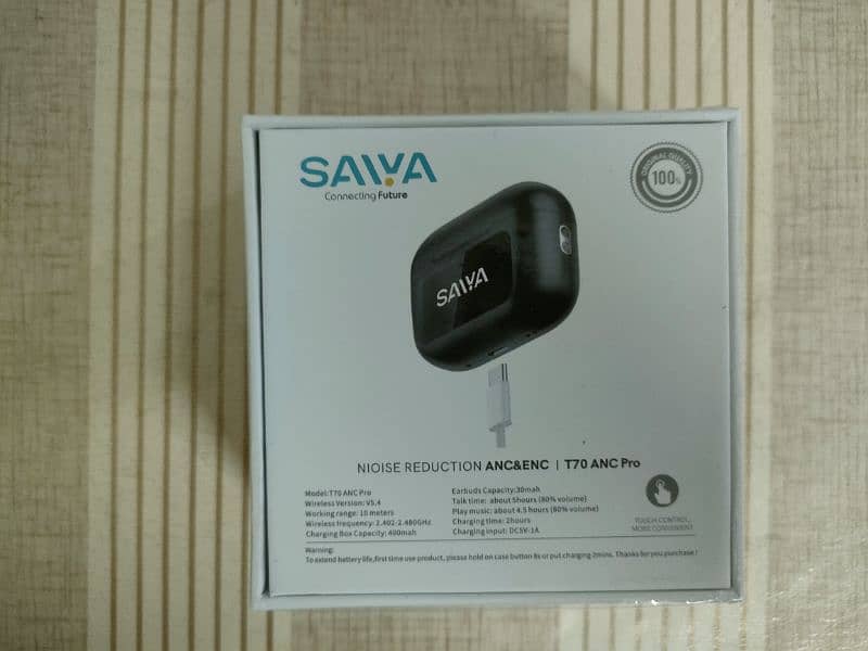 Saiya T70 ANC Pro Touch Smart Screen Airbuds 6