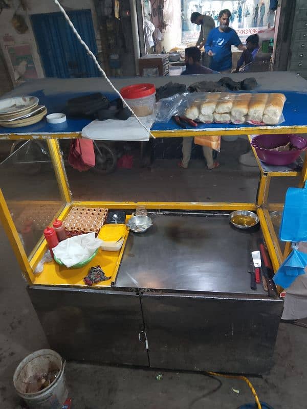 burgar shawarma Wala counter urgent sale 13