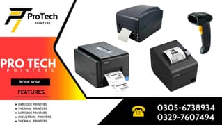 POS Printers, Thermal printers , Barcode scanners