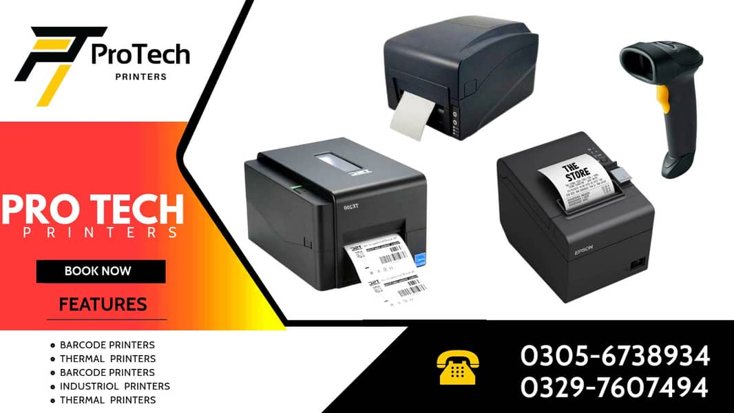 POS Printers, Thermal printers , Barcode scanners 0