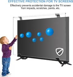 LED/QLED/SMART TV SCREEN PRETECTOR,PROTECTION FROM BROKEN, SCRATCHES