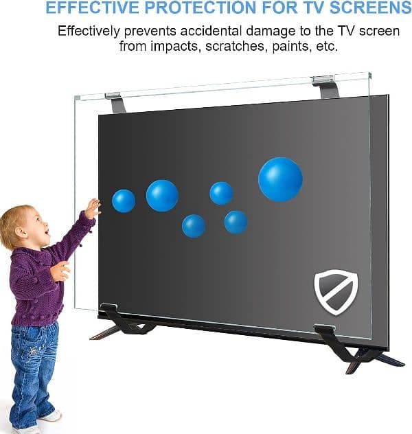 LED/QLED/SMART TV SCREEN PRETECTOR,PROTECTION FROM BROKEN, SCRATCHES 0