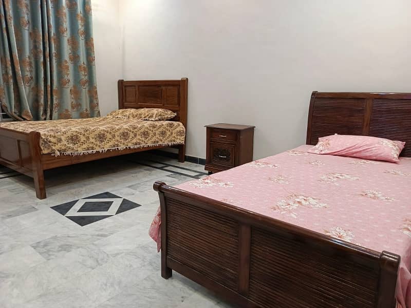 8 Marla furnished uper portion Available. For rent in Faisal Town F-18 Islamabad. 3