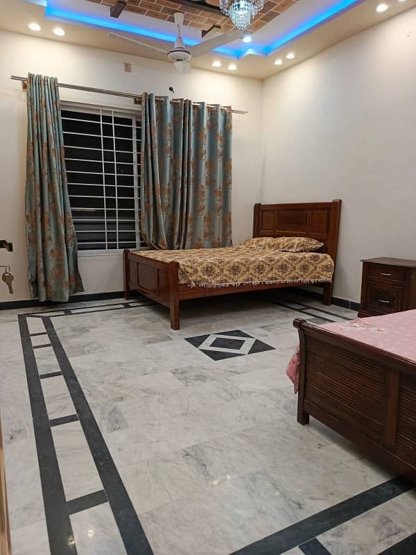 8 Marla furnished uper portion Available. For rent in Faisal Town F-18 Islamabad. 5