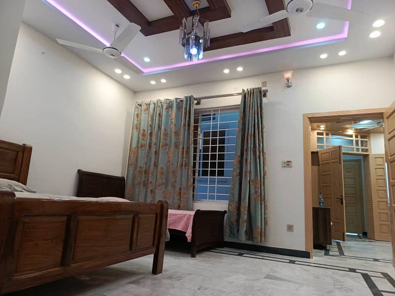 8 Marla furnished uper portion Available. For rent in Faisal Town F-18 Islamabad. 12