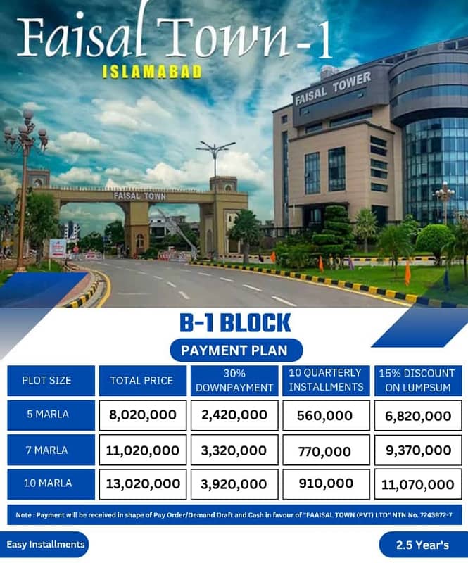 8 Marla Residential Plot Available For Sale in Faisal Town F-18 Islamabad. 7