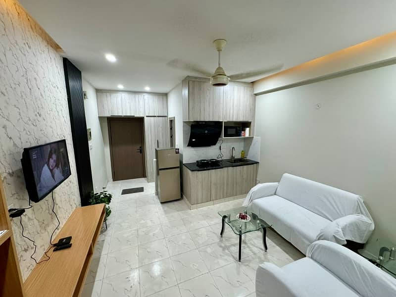 One Bed Full Furnished Brand New Flat For Sale Block A Faisal Town F 18 6