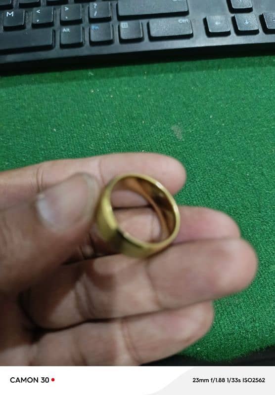 gold plated men ring for sale 2