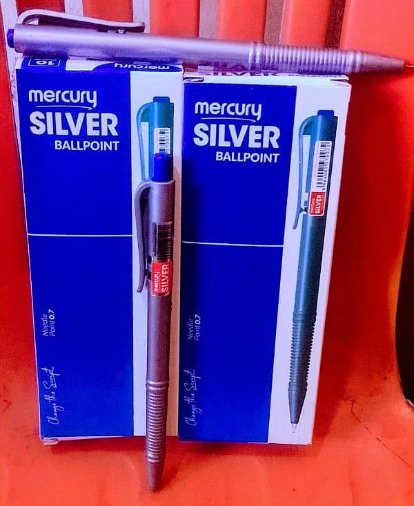 Mercury silver Ball pen 0