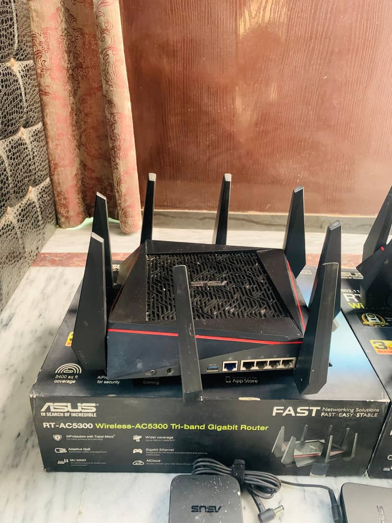 For sale: ASUS RT-AC5300 WiFi Router 5