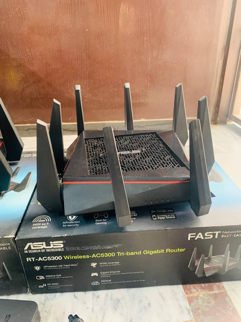 For sale: ASUS RT-AC5300 WiFi Router 6