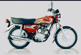 honda cg 125 24/25 in red color