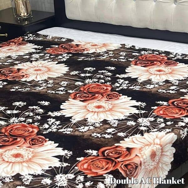 fleece printed Double Bed Blanket 5