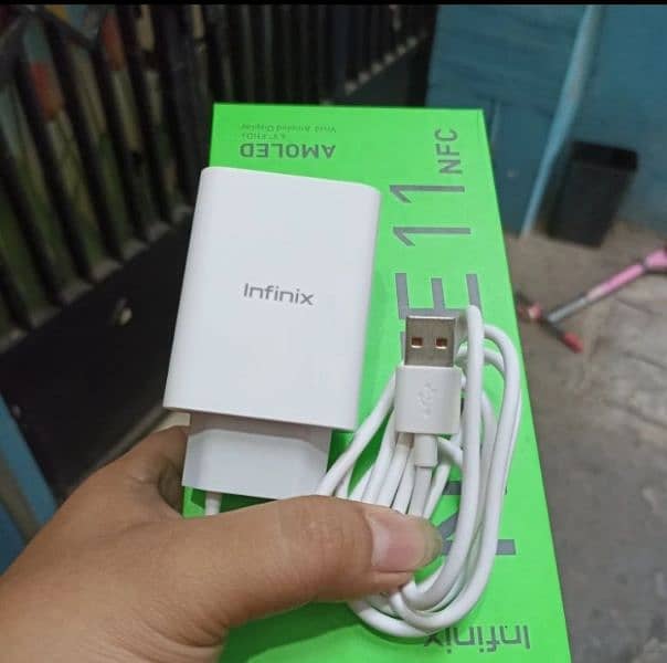 Infinix not 11 pro original 33 watt box plugged charger 0