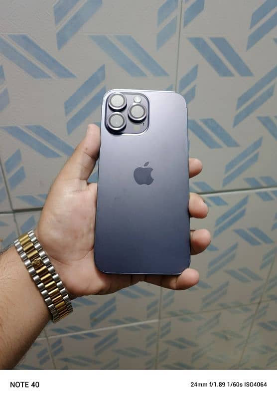 Iphone 14 pro max deep purple 8