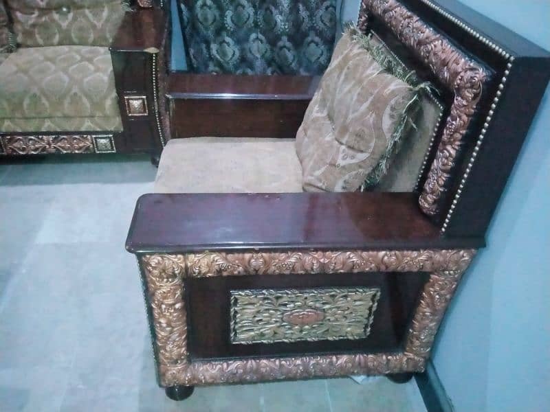 used sofa set with set table 03001388839 0