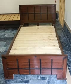 single wooden bed.  best quality