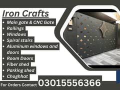 CNC gate,iron gate/windows,main gate,aluminum windowsglass,parkingshed