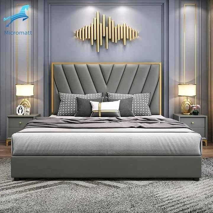 Poshish bed/King size bed/Dressing table/Bed set/Wooden bed/Furniture 11