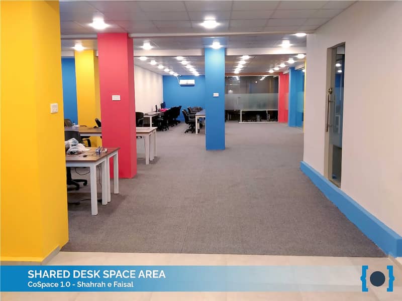 Co Working Space - Serviced Offices Shared at SMCHS Shahra-e-Faisal 6