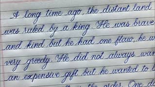 Handwriting Assignment work