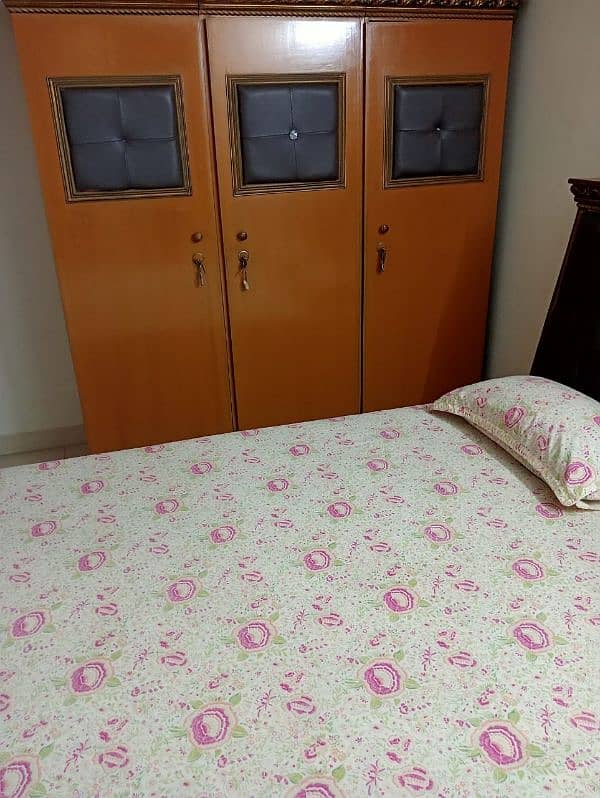 3 piece furniture with mattress and trolly 1