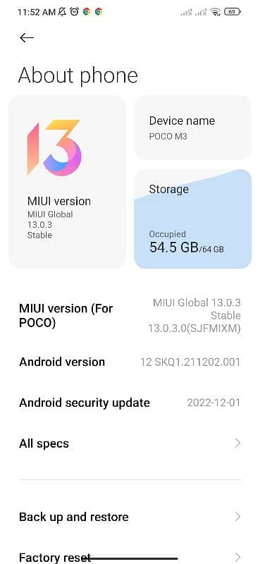 Redmi Poco M3 3