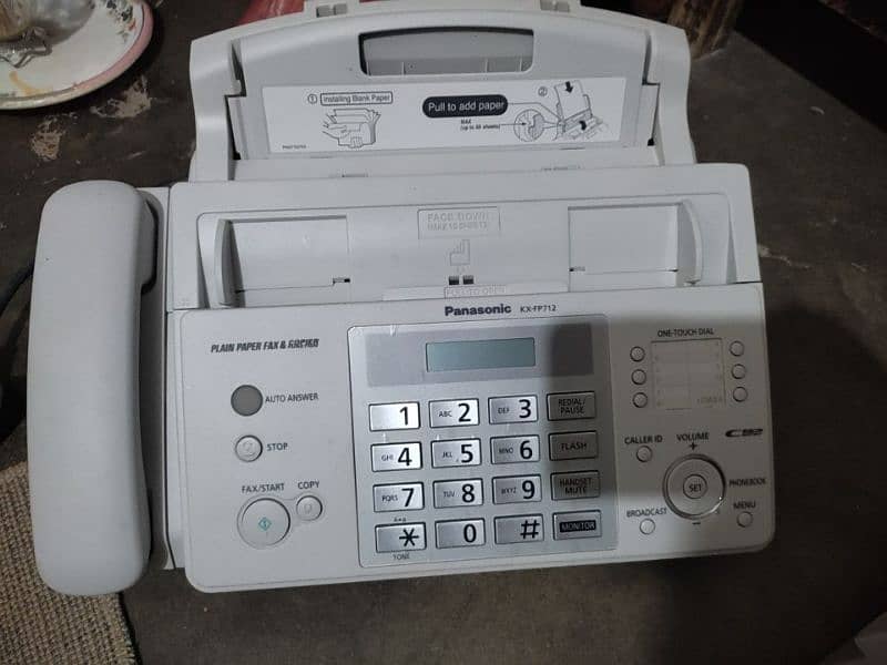 fax machine almost new 2