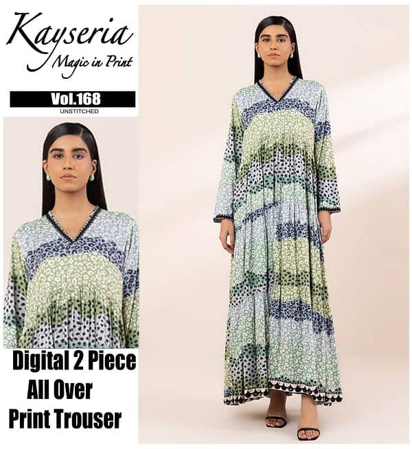 Kayseria 100% original 2pc printed khaddar collection 5