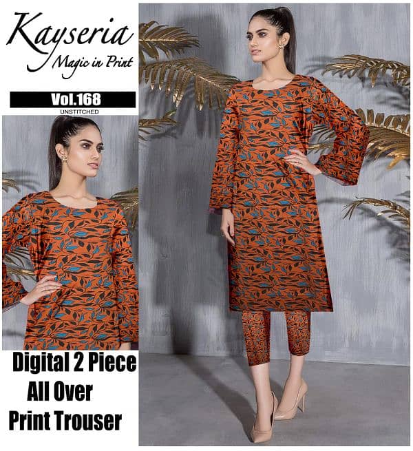 Kayseria 100% original 2pc printed khaddar collection 7