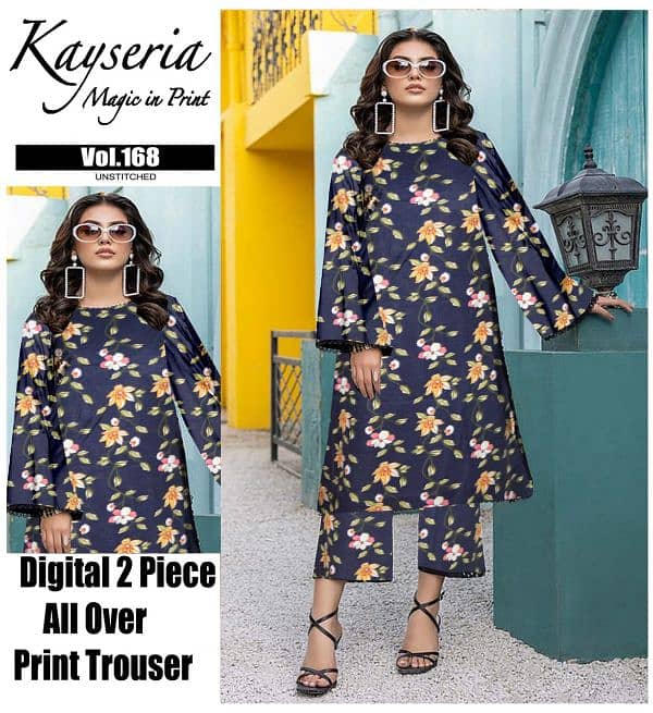 Kayseria 100% original 2pc printed khaddar collection 17