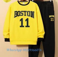 1 pcs unisex fleece printed sweatshirt tracksuit